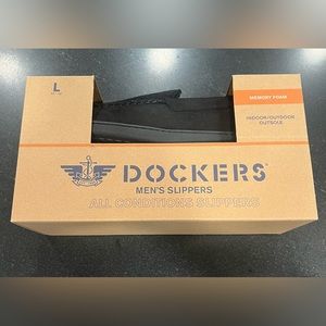 NEW MENS DOCKERS ALL CONDITION INDOOR
OUTDOOR MEMORY FOAM SLIPPER SZ L(11-12)